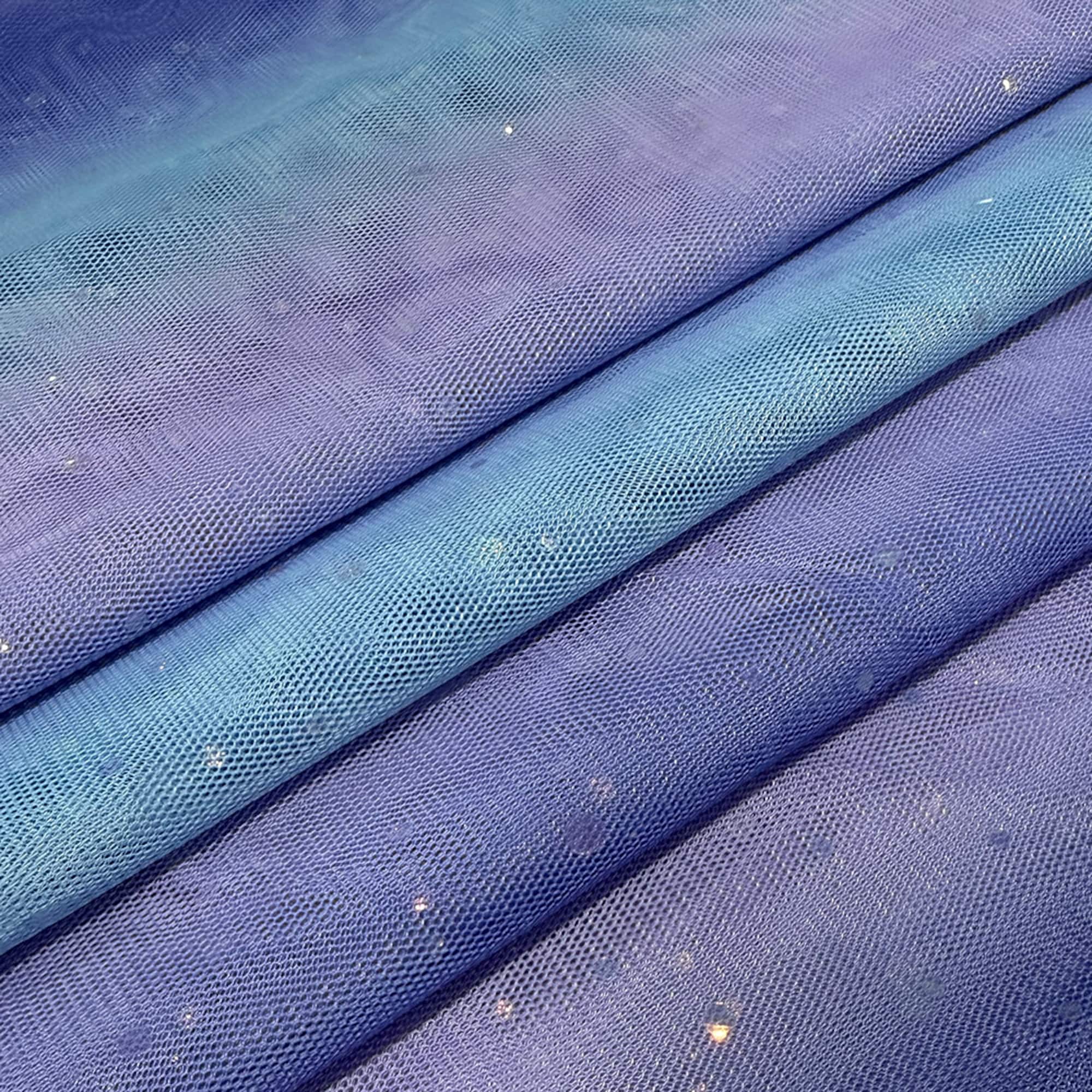 Feldman Purple & Blue Confetti Mesh